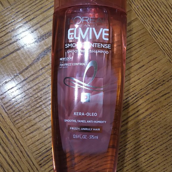 L'Oreal Hair Loreal Elvive Smooth Intense Shampoo 25 Oz Keraoleo